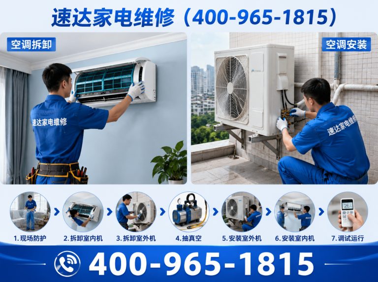 辽源空调拆装展示图